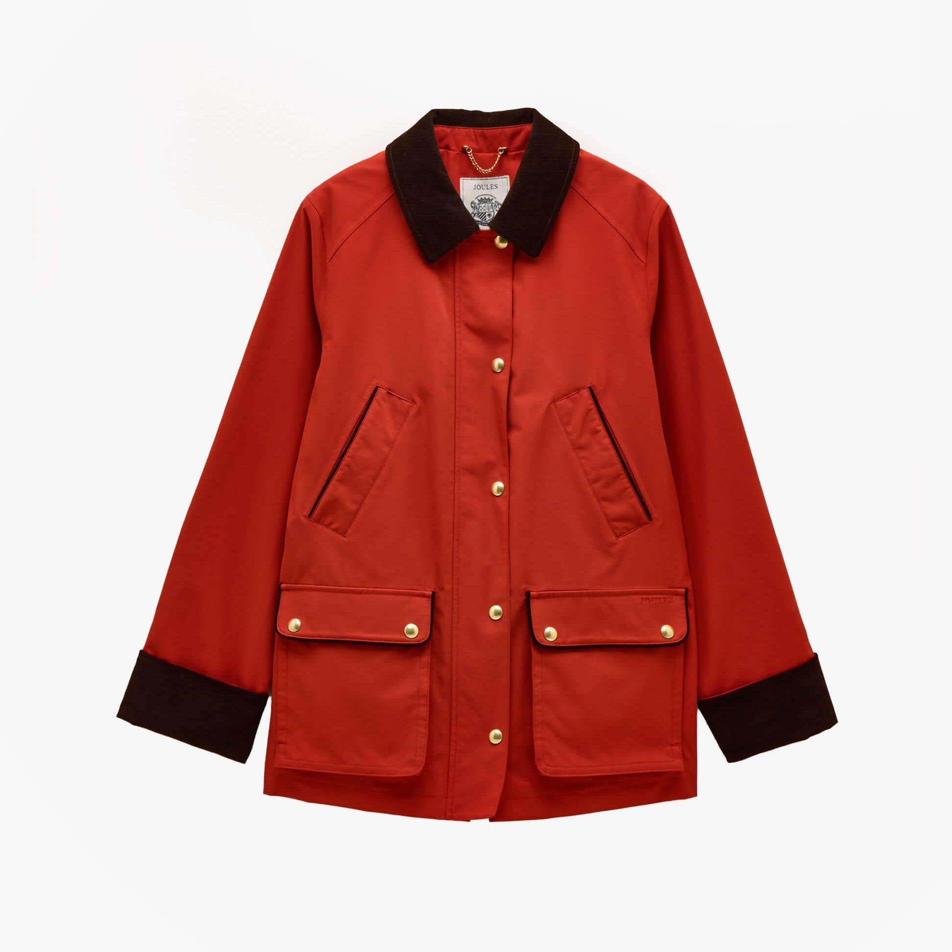 Joules KATHERINE Waterproof Heritage Coat Burnt Orange