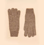 Joules ROSA Womens Gloves Oatmeal front view, soft and cozy gloves made from recycled materials.