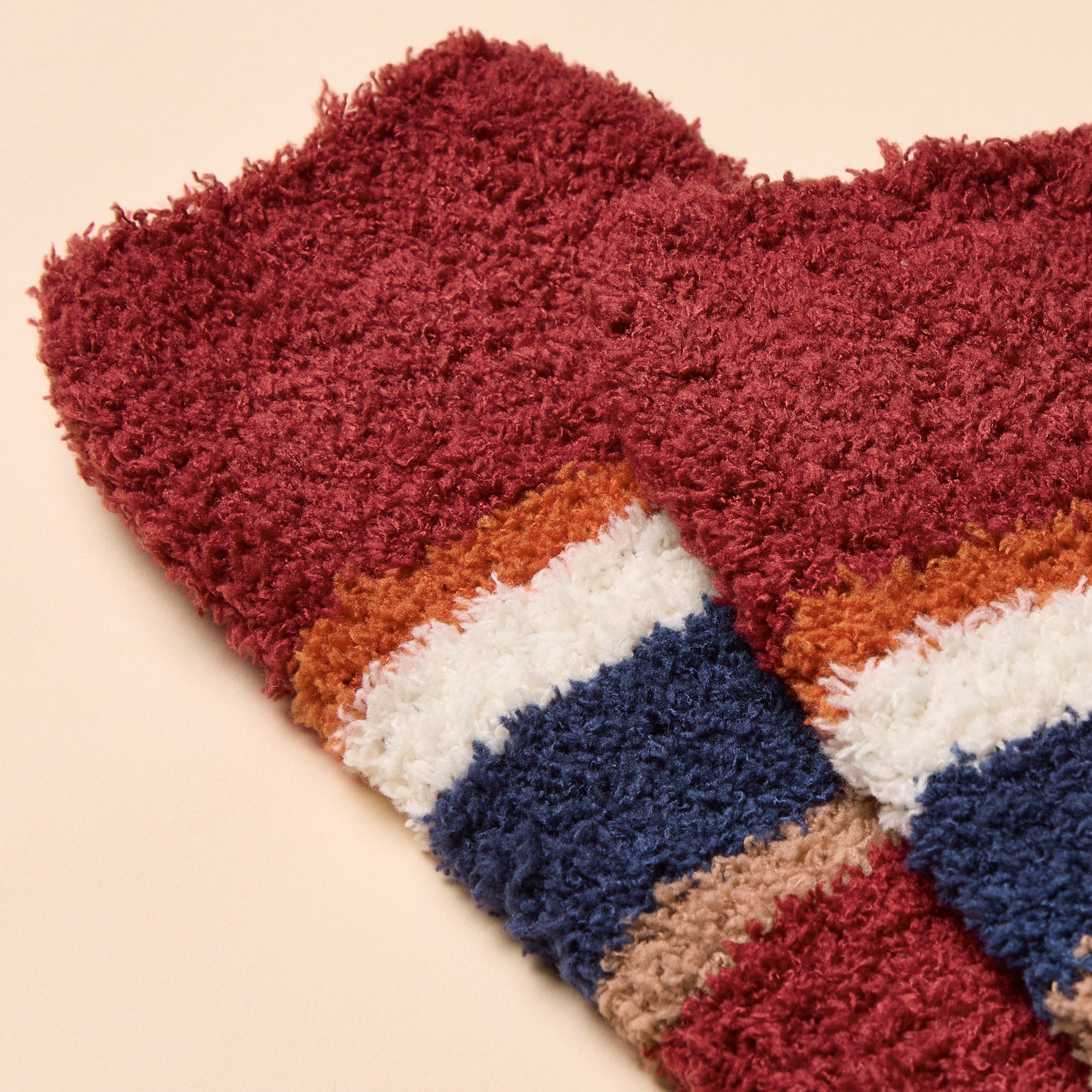 Joules FLUFFY Mens Socks Red
