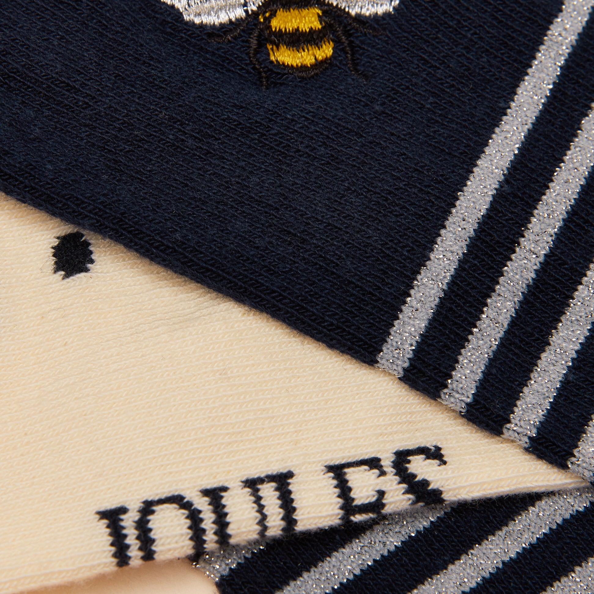 Joules EVERYDAY Womens Socks Navy/White