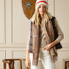 Joules LANGTREE Womens Scarf Tan Brown