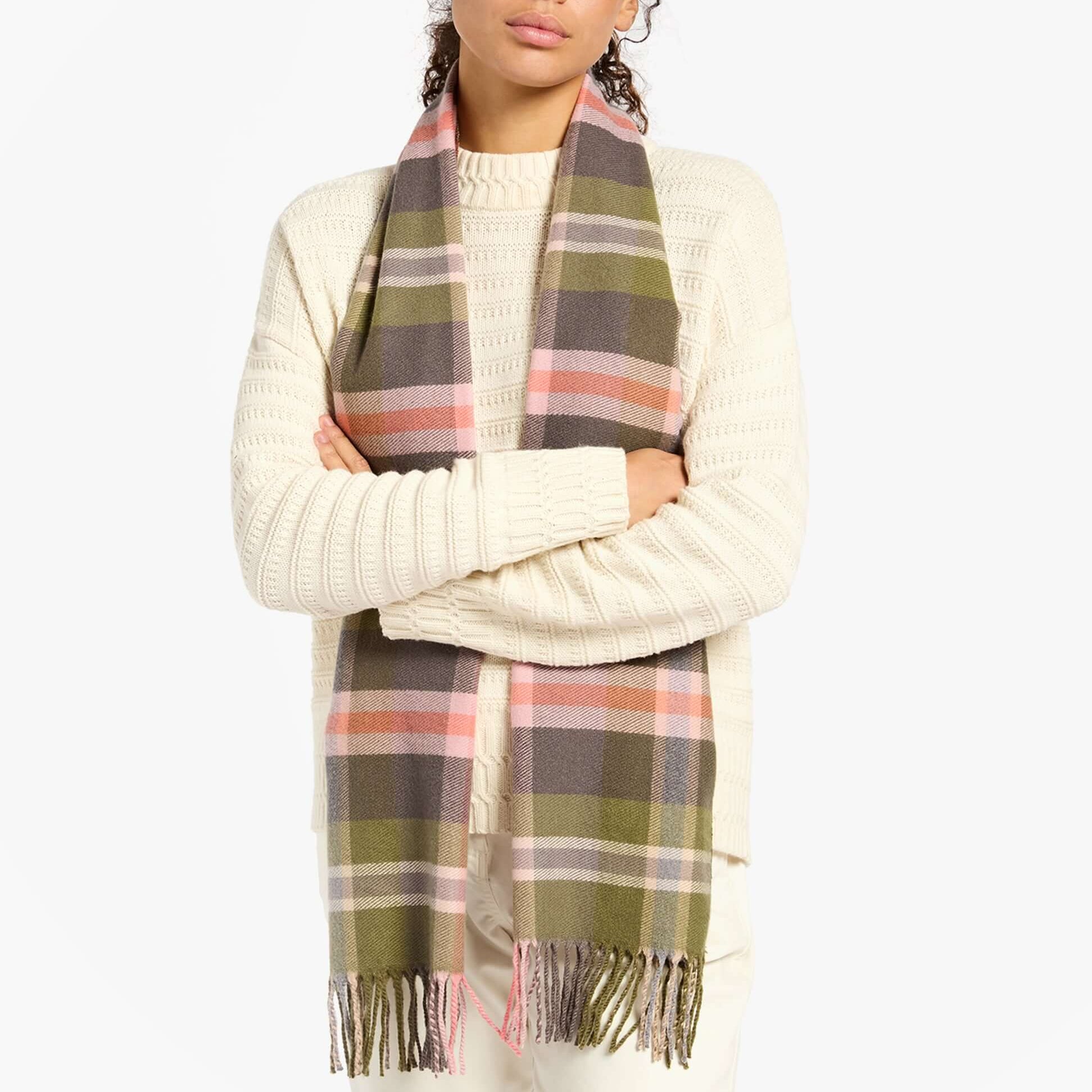 Joules LANGTREE Womens Winter Green/Pink