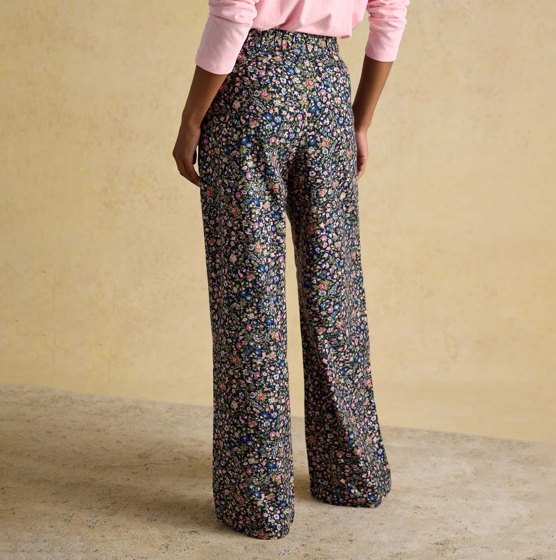 Joules STELLA Womens Pyjama Bottoms Navy/Pink