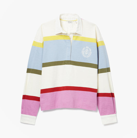 Joules LARA SLUB Womens Rugby Shirt Multi