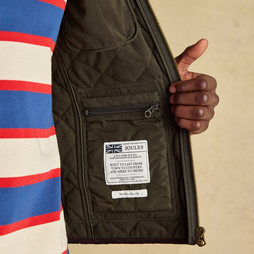 Joules MAYNARD Mens Gilets Green