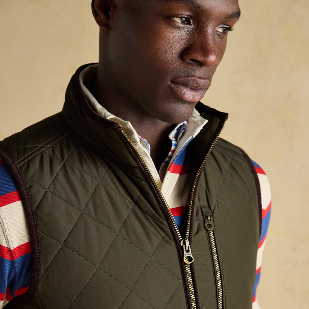 Joules MAYNARD Mens Gilets Green