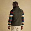 Joules HERITAGE FLEECE Mens Gilet Green