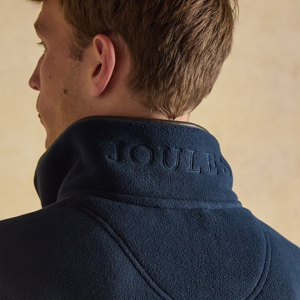 Joules HERITAGE 1/4 ZIP Mens Fleece Top Navy