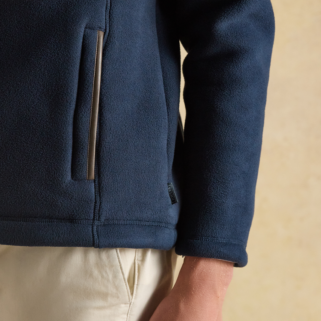 Joules HERITAGE 1/4 ZIP Mens Fleece Top Navy