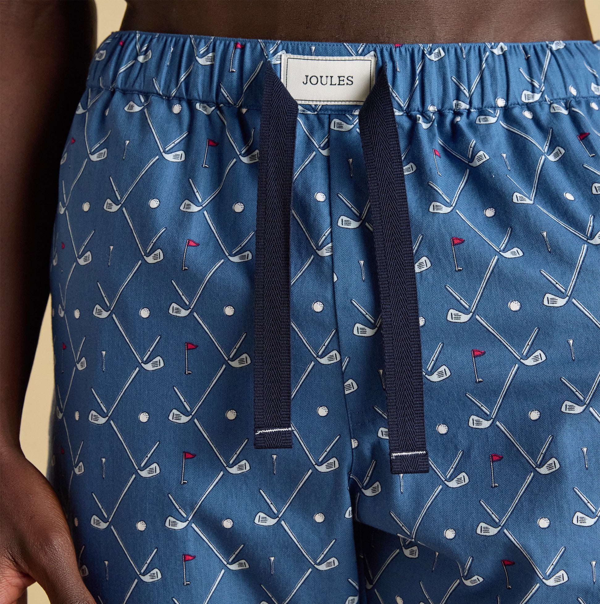 Joules DOZER Mens Pyjama Bottoms Blue