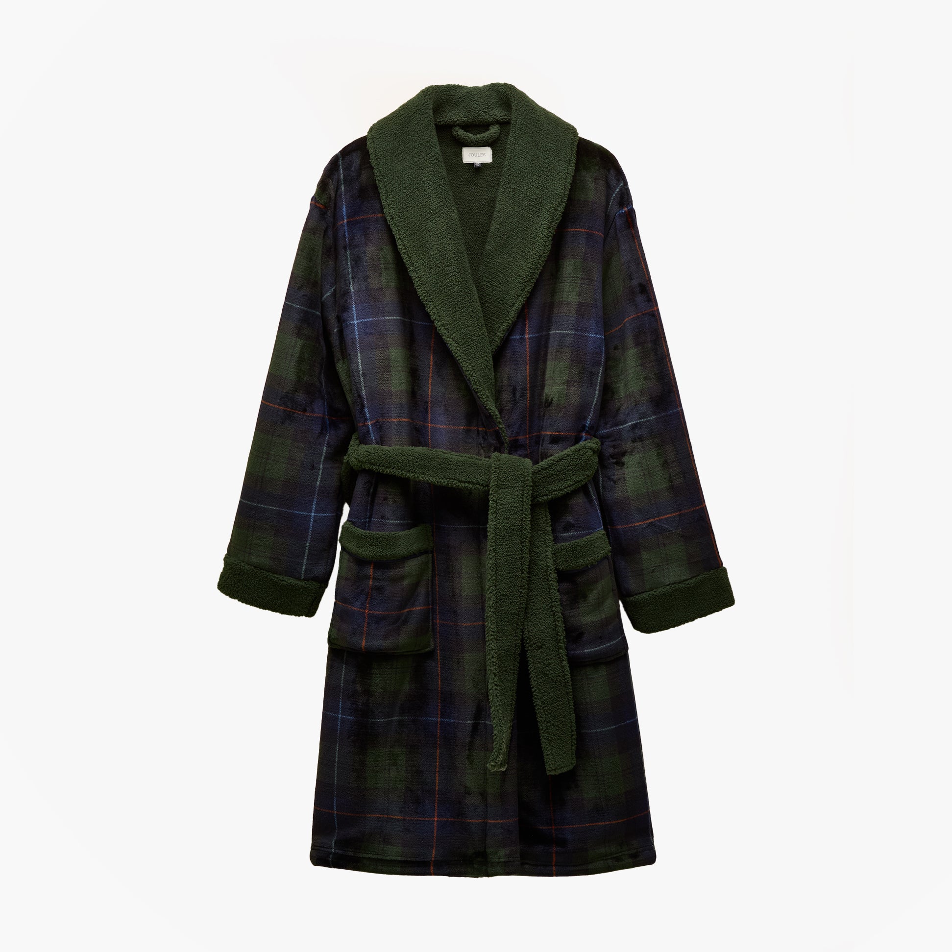 Joules MONTAGUE Mens Robe Green/Navy