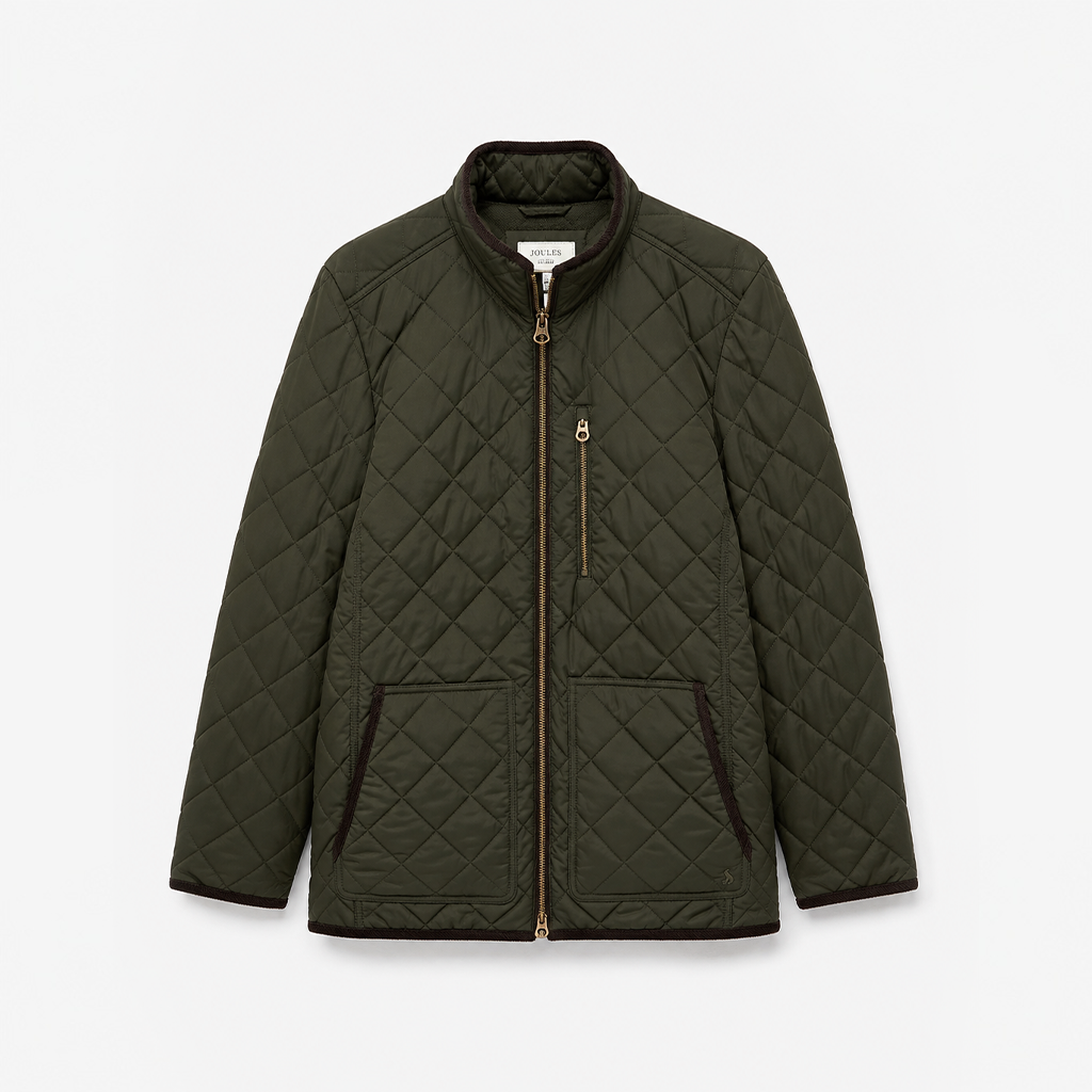 Joules MAYNARD Mens Quilted Jacket Green