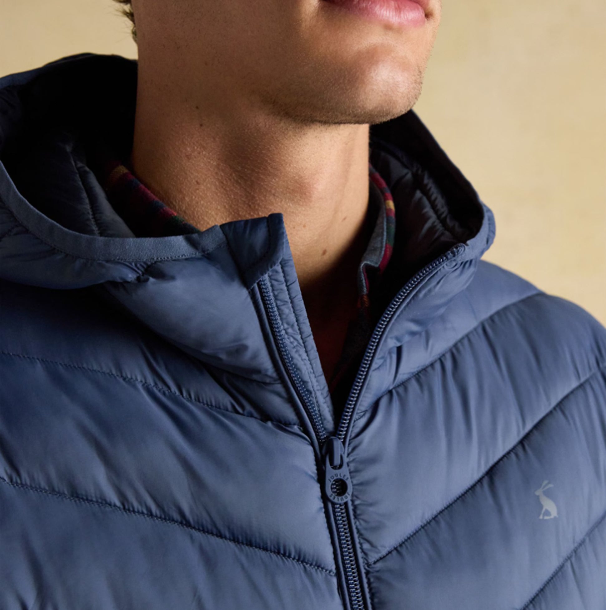 Joules Garrett Blue Showerproof Padded Jacket