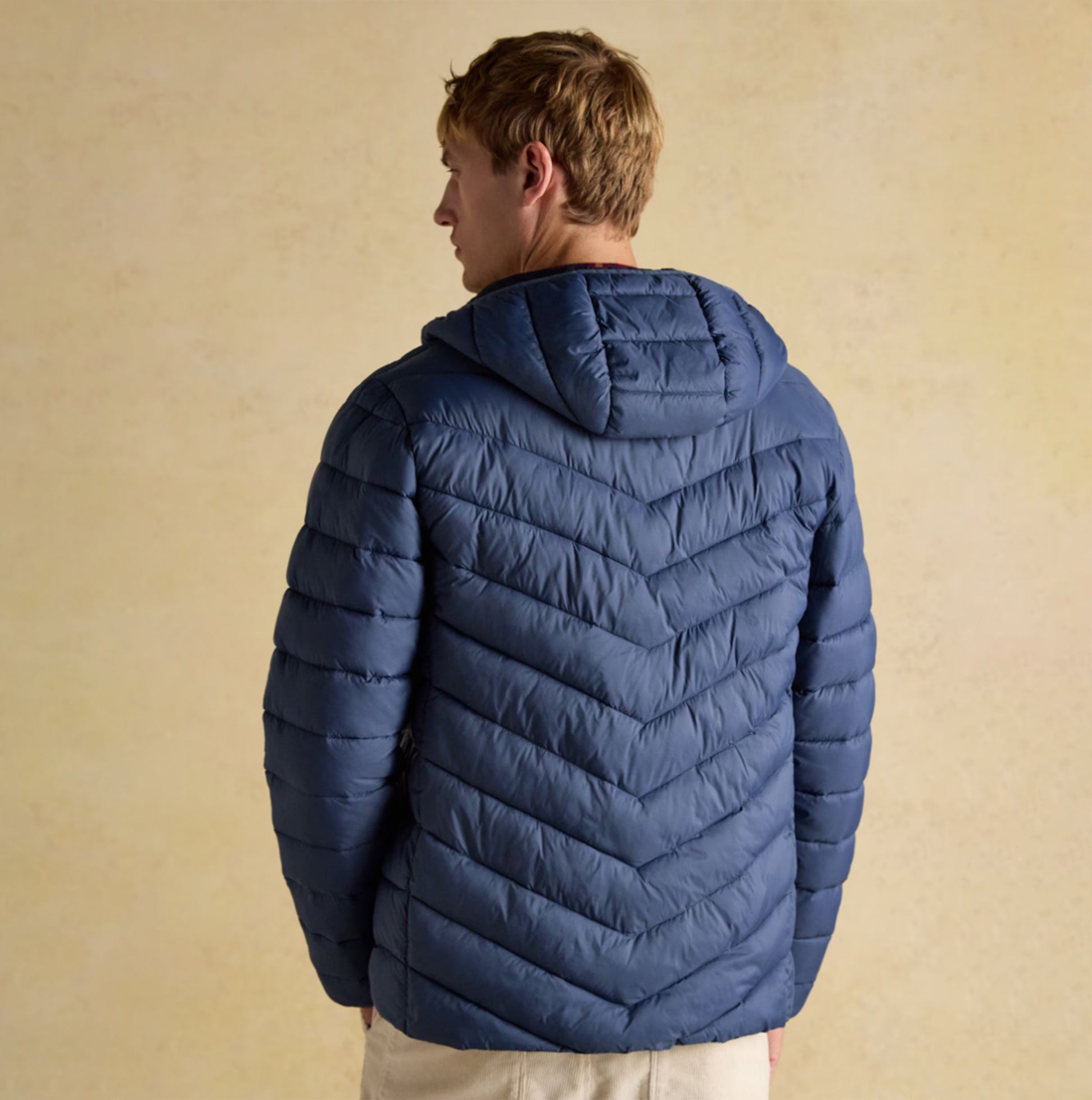 Joules Garrett Blue Showerproof Padded Jacket
