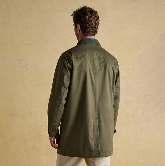 Joules Sandford Mens Waterproof Raincoat Green