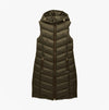 Joules Moorsdale Womens Longline Showerproof Padded Gilet Green