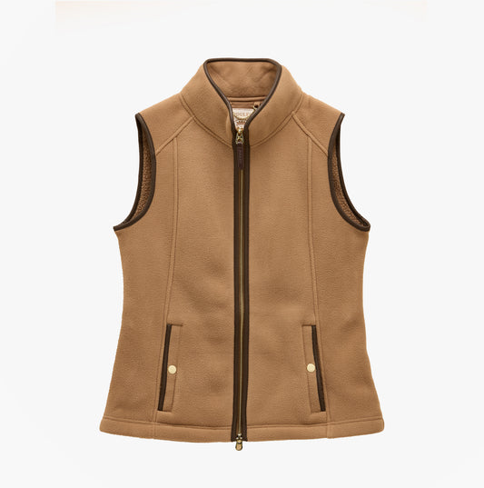 Joules Heritage Tan Womens Regular Fleece Gilet