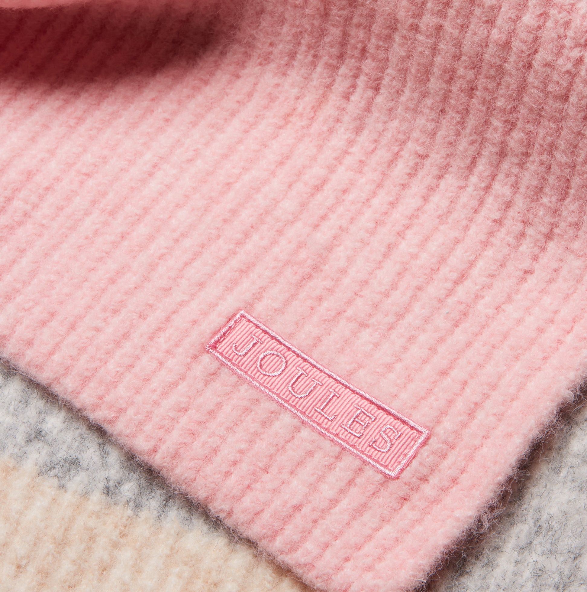 Joules Joules POPLEY STRIPE Womens Winter Pink/Grey