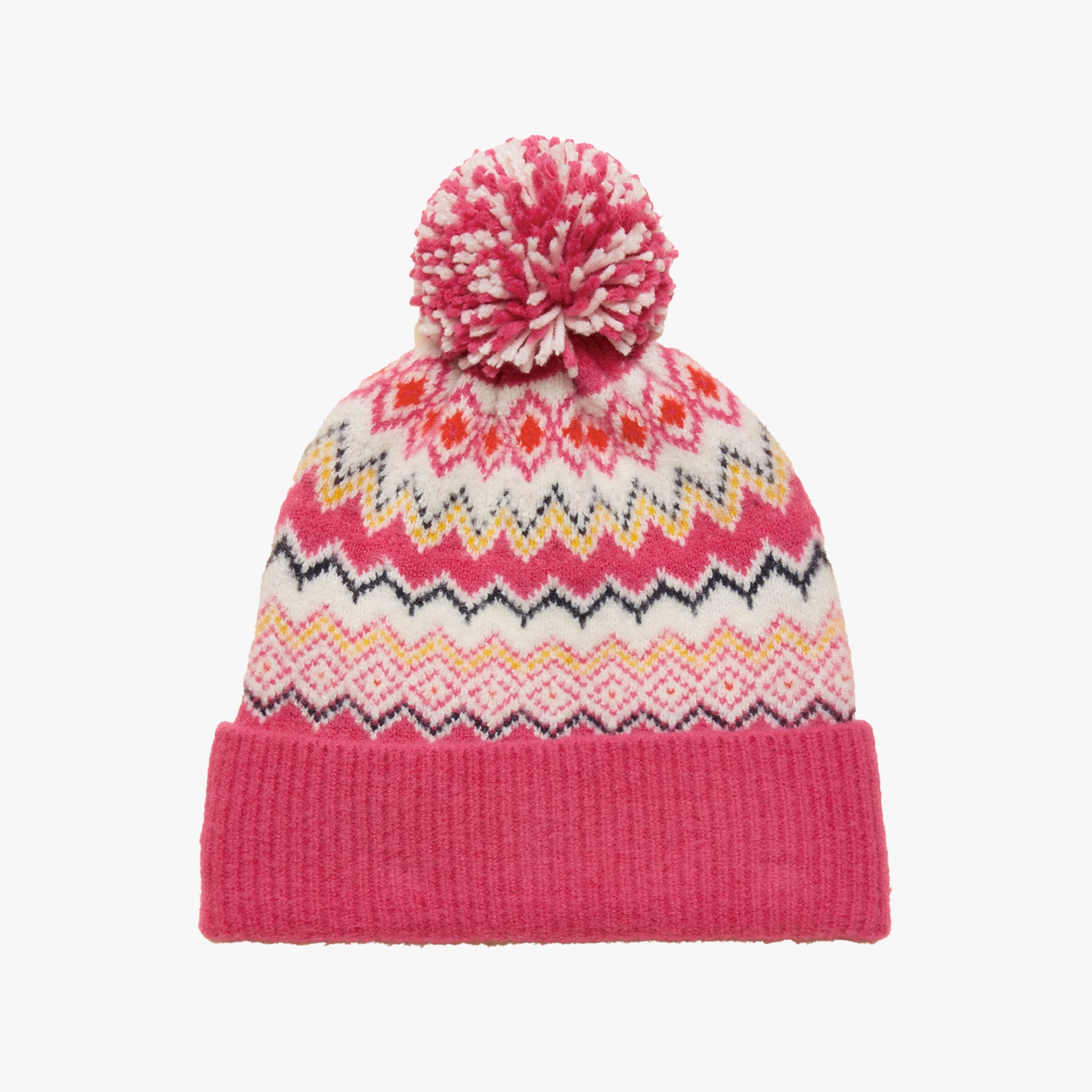 Joules Joules KARA BOBBLE Womens Beanie Hat Pink