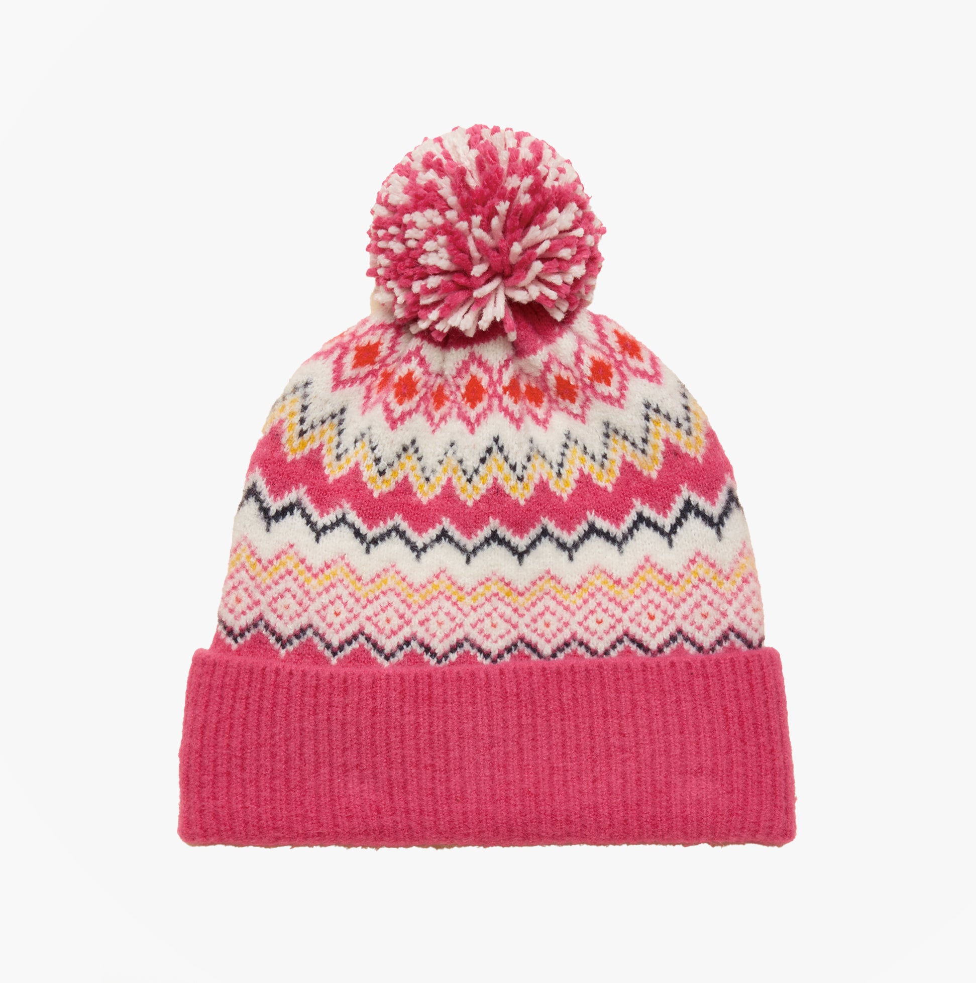Joules Joules KARA BOBBLE Womens Beanie Hat Pink
