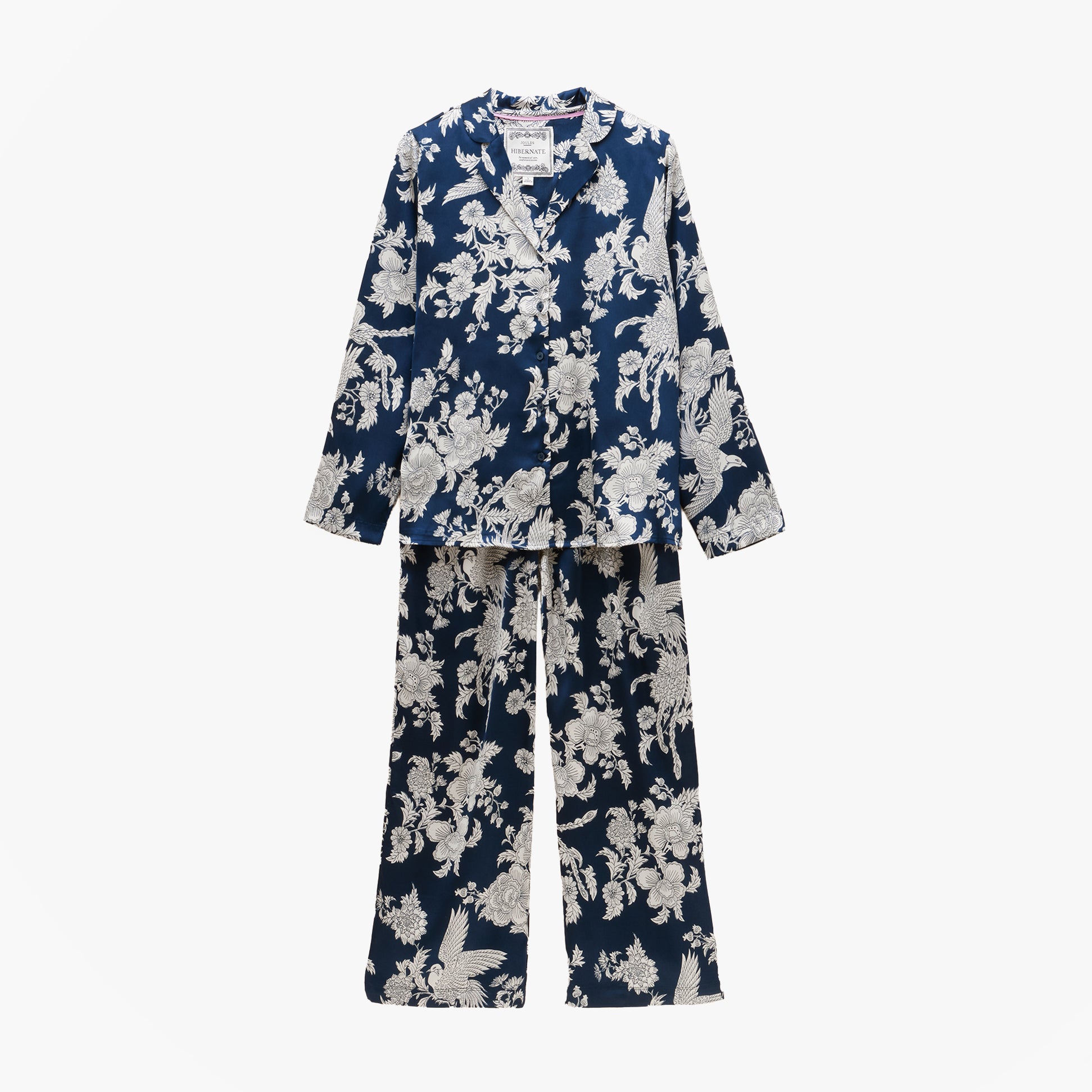 Joules BONNIE Womens Pyjama Set Navy Floral