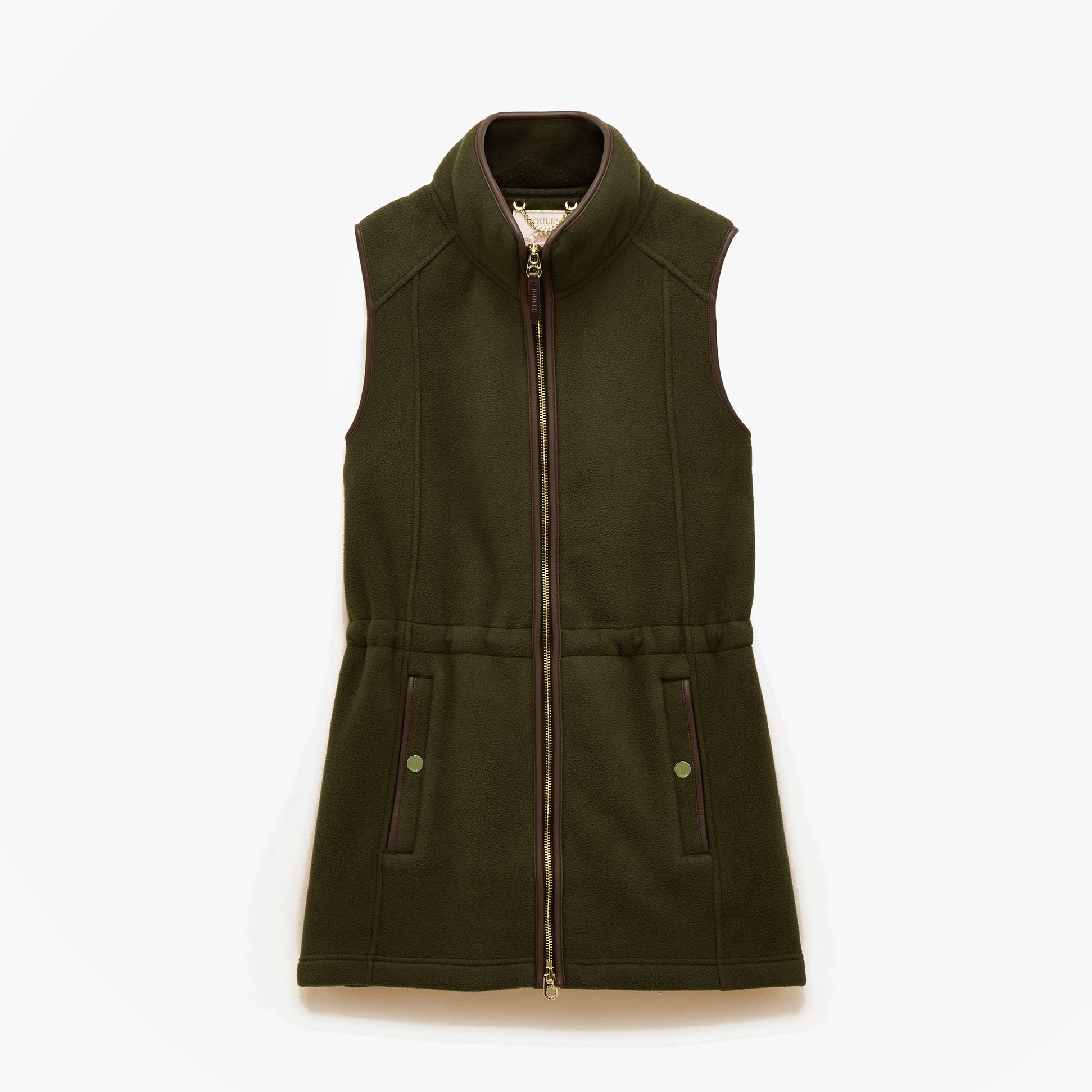 Joules HERITAGE LONGLINE Womens Gilets Green