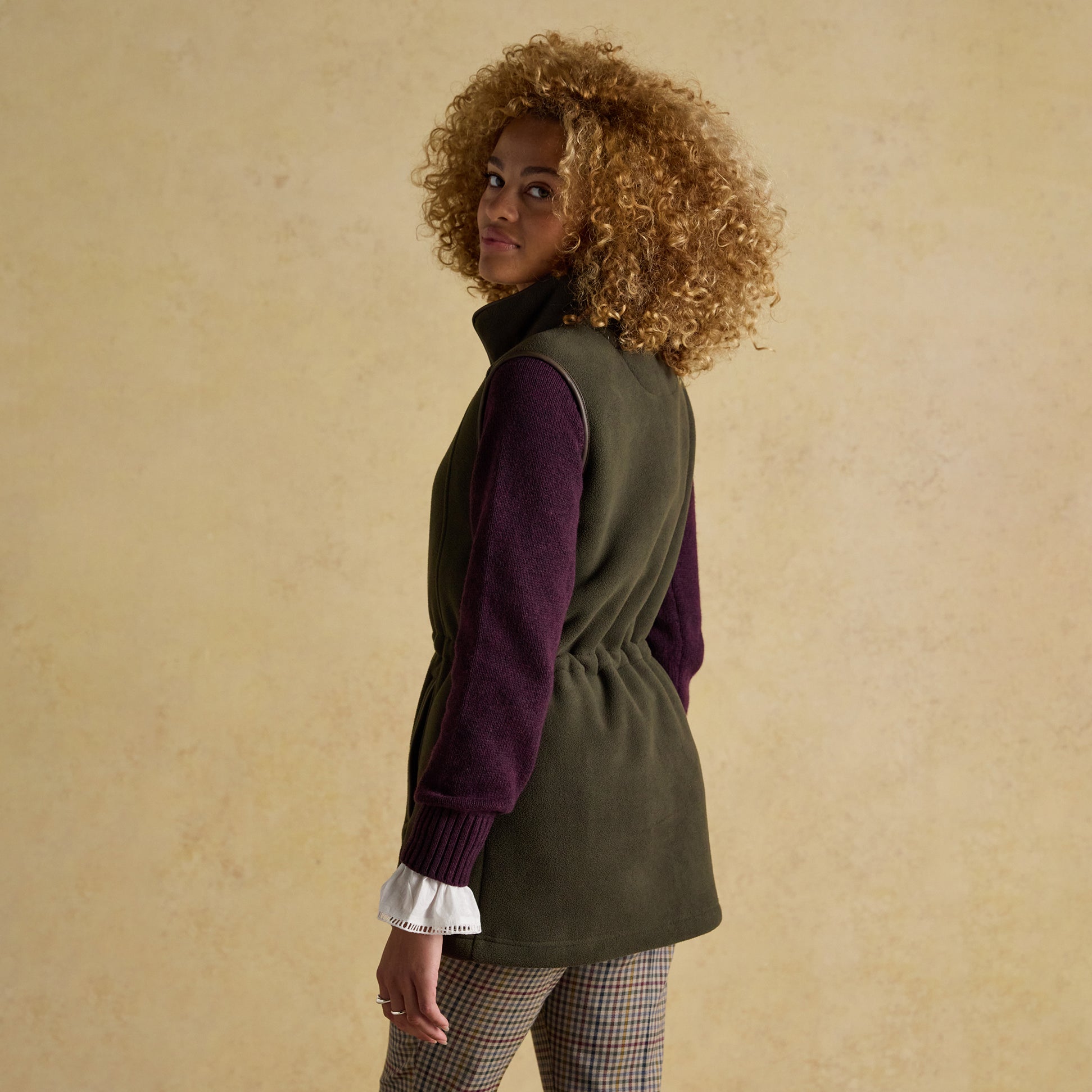 Joules HERITAGE LONGLINE Womens Gilets Green