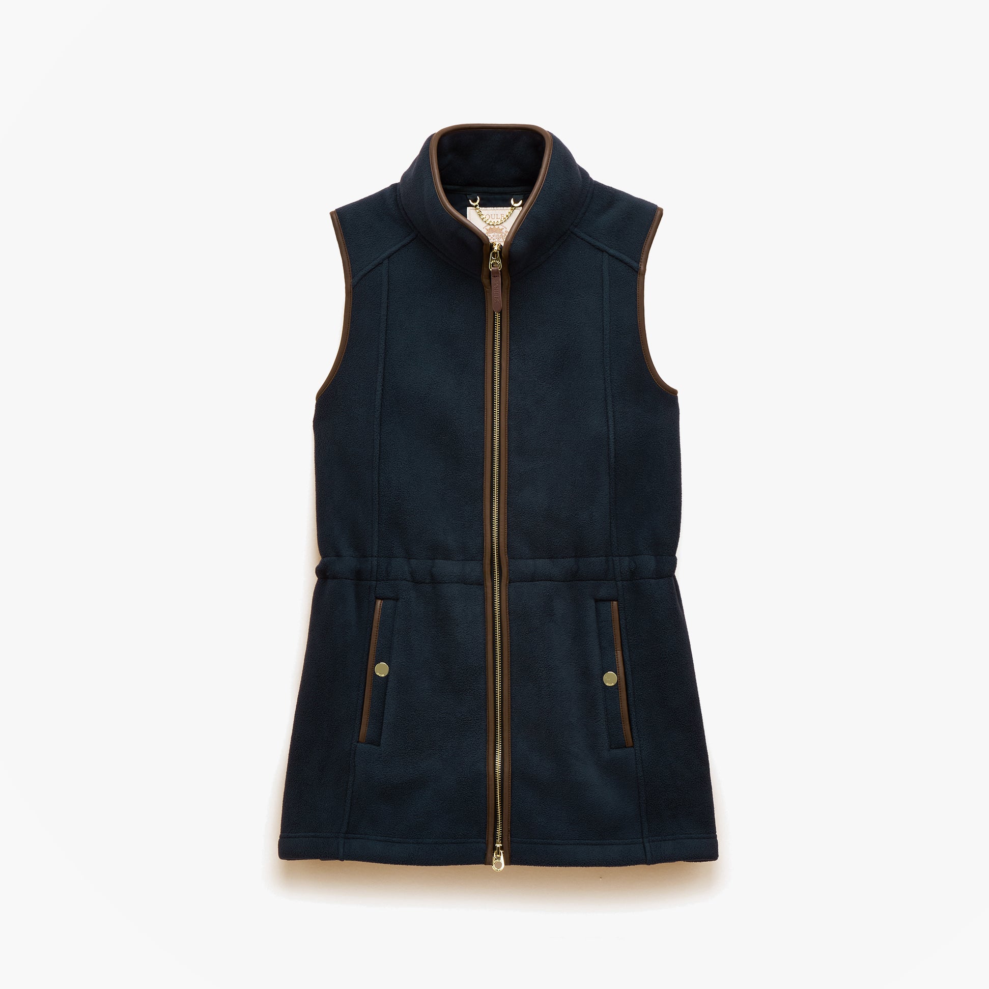 Joules HERITAGE LONGLINE Womens Gilets Navy