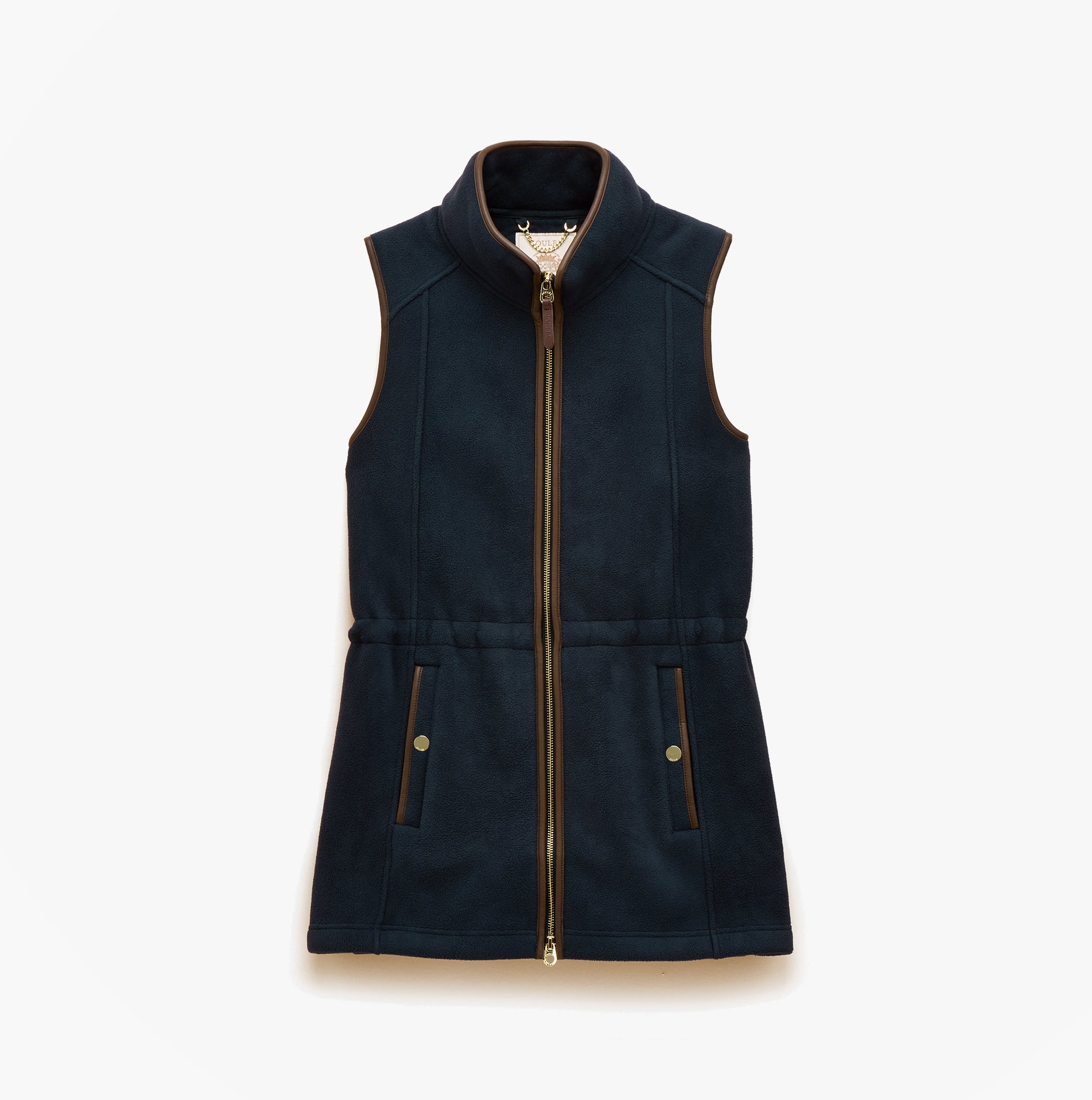 Joules HERITAGE LONGLINE Womens Gilets Navy