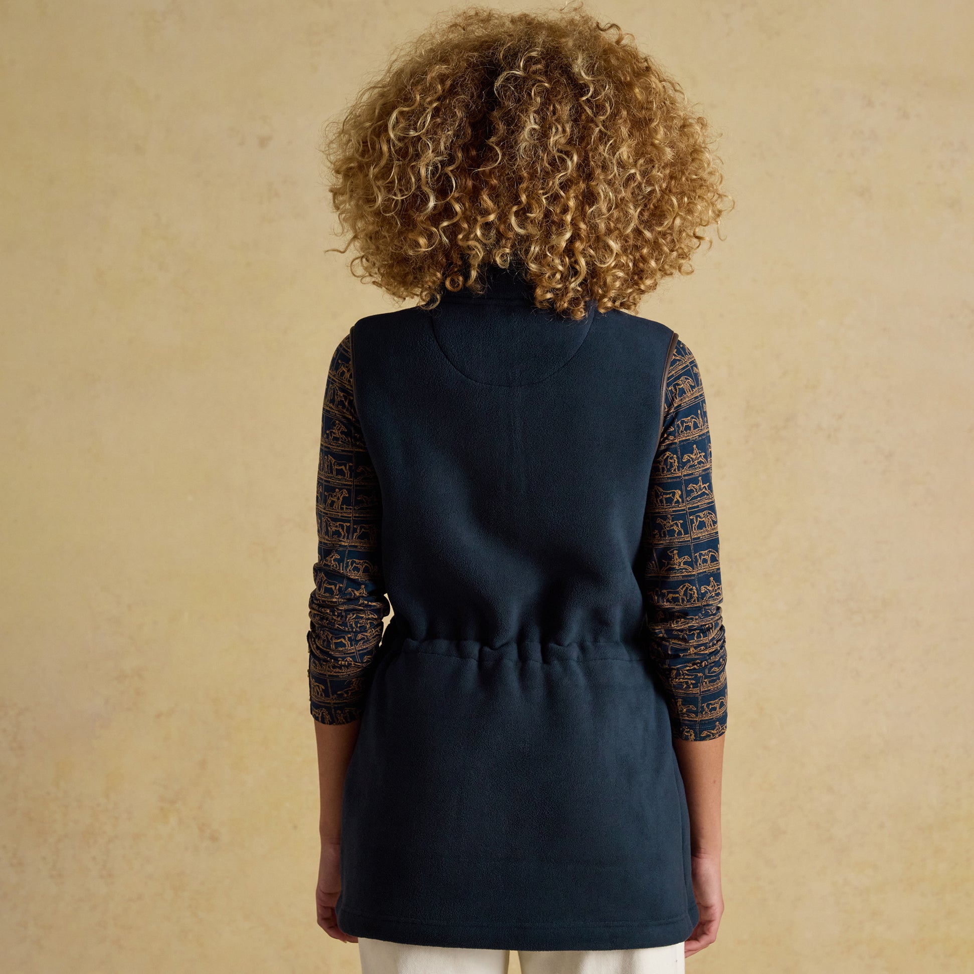 Joules HERITAGE LONGLINE Womens Gilets Navy