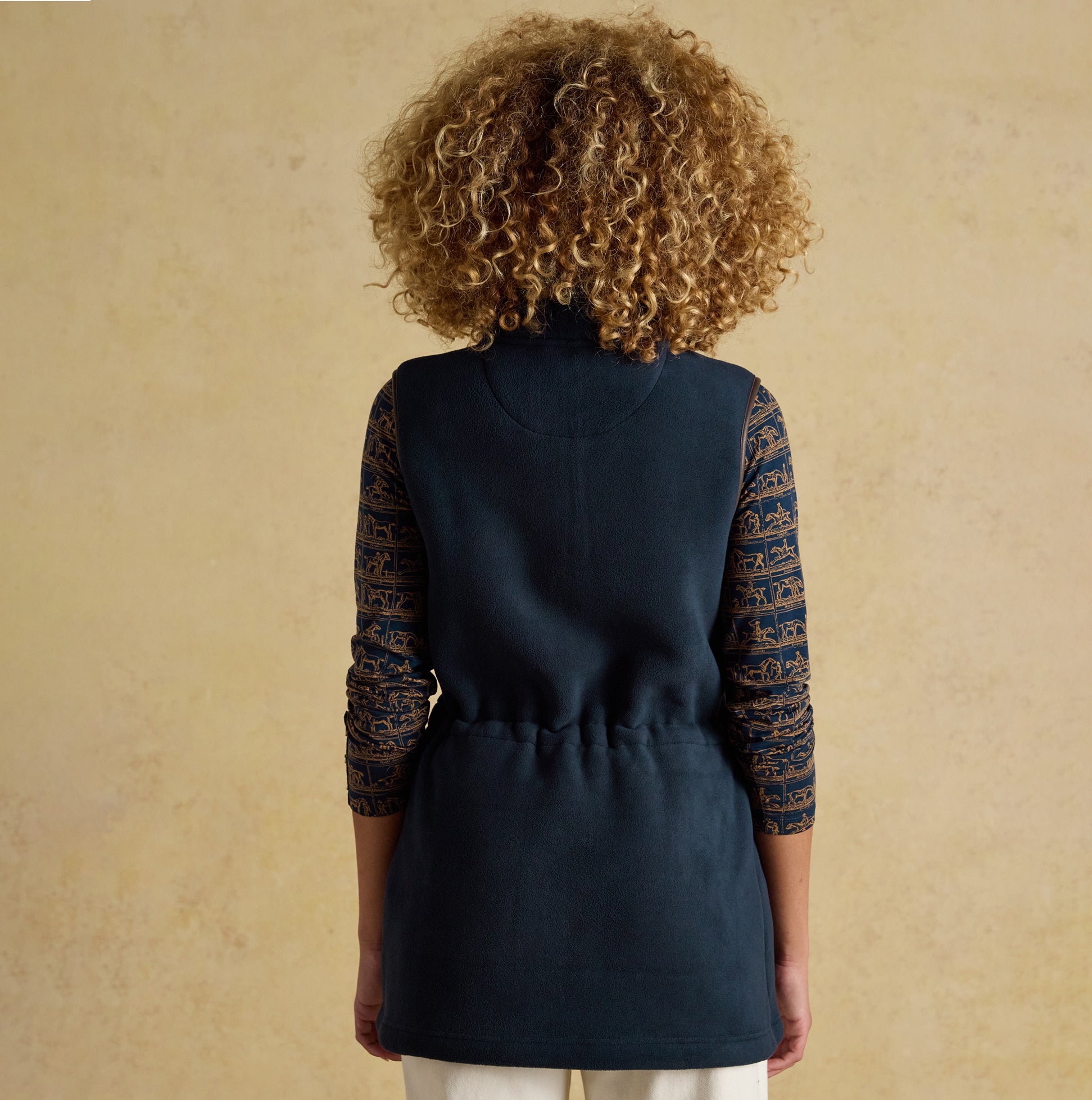 Joules HERITAGE LONGLINE Womens Gilets Navy