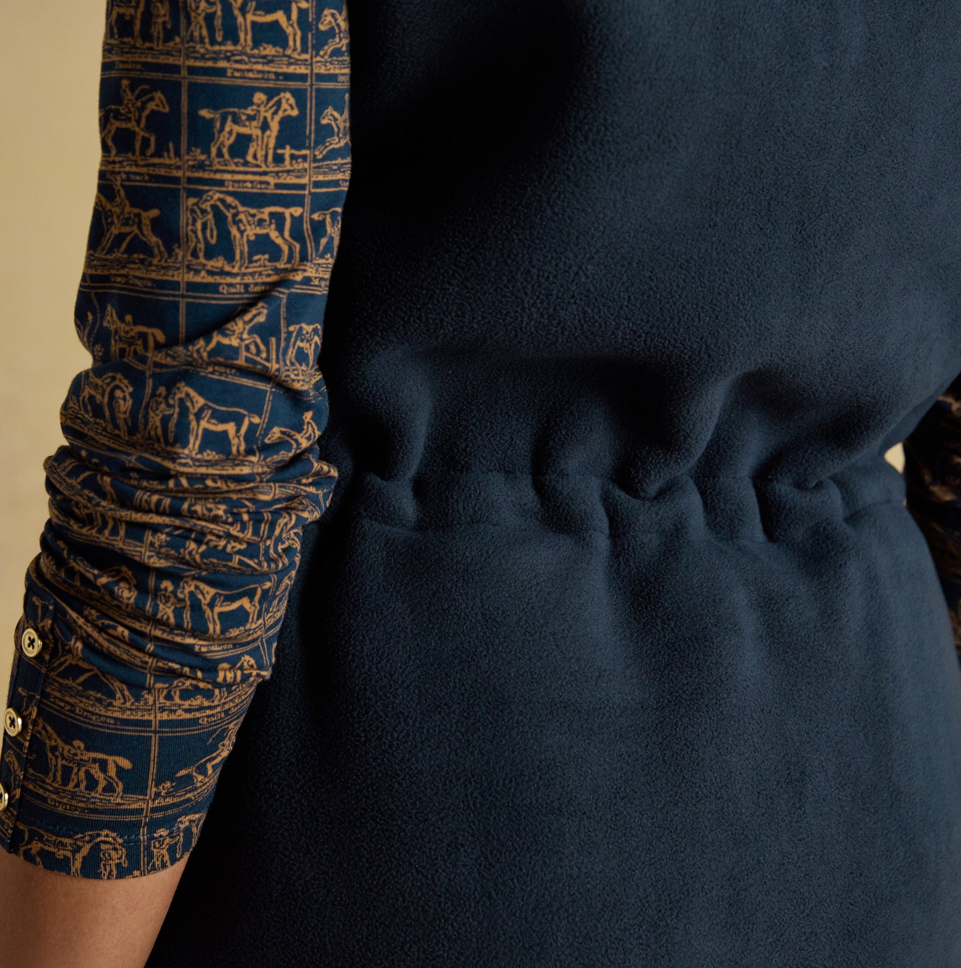 Joules HERITAGE LONGLINE Womens Gilets Navy