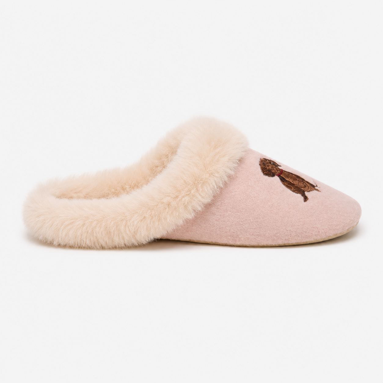 Joules SLIPPET LUXE Womens Mules Pink Dog