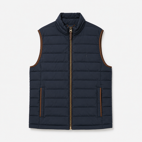 Joules HERITAGE PADDED Mens Gilet Navy