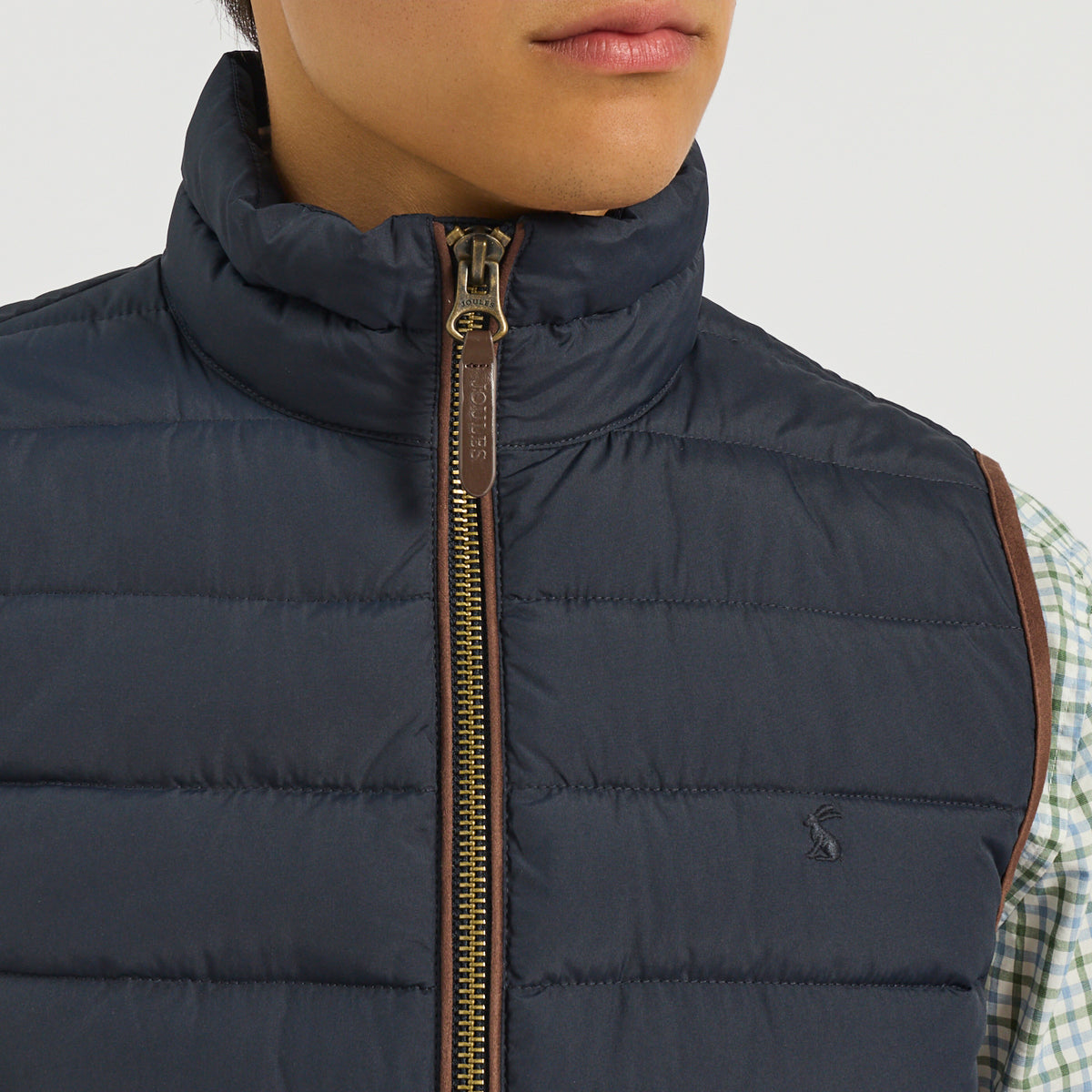 Joules HERITAGE PADDED Mens Gilets Navy