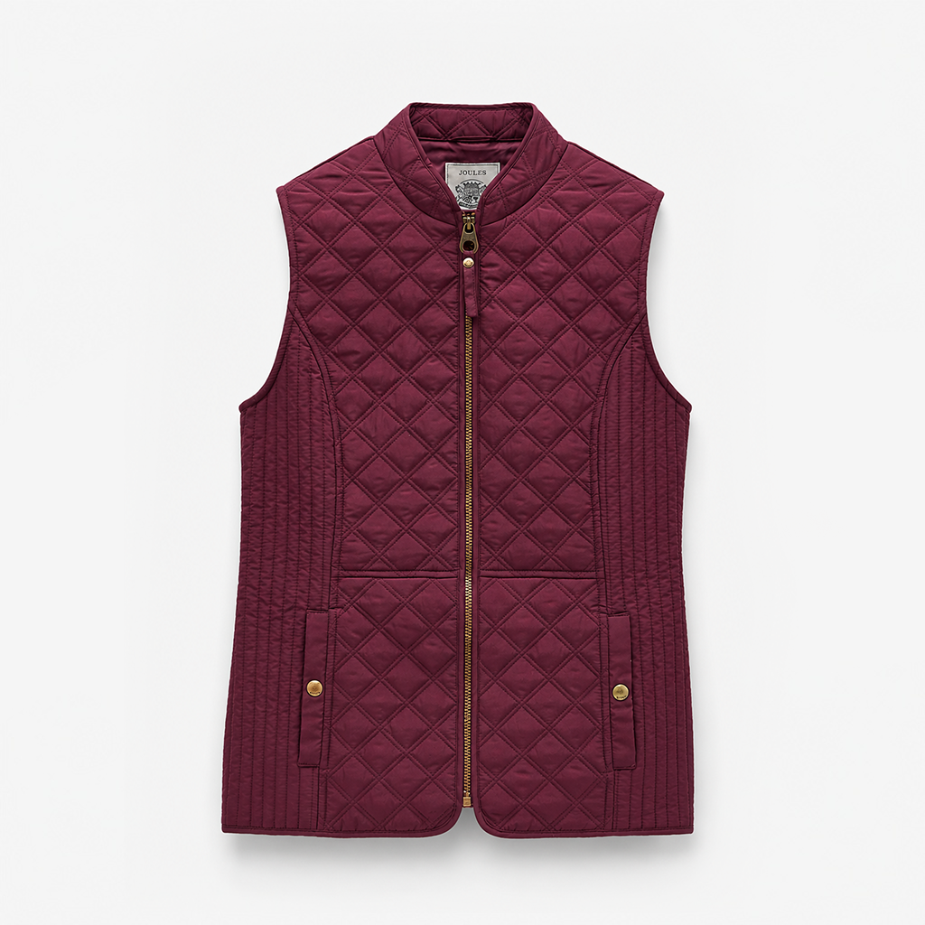Joules MINX Womens Gilets Dark Red