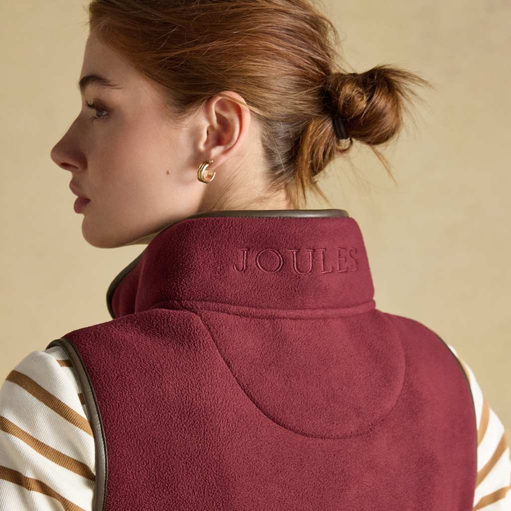 Joules HERITAGE Womens Gilets Red