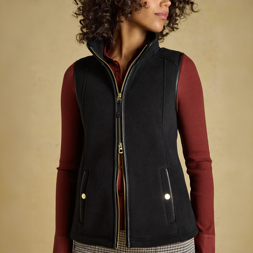 Joules HERITAGE Womens Gilets Black