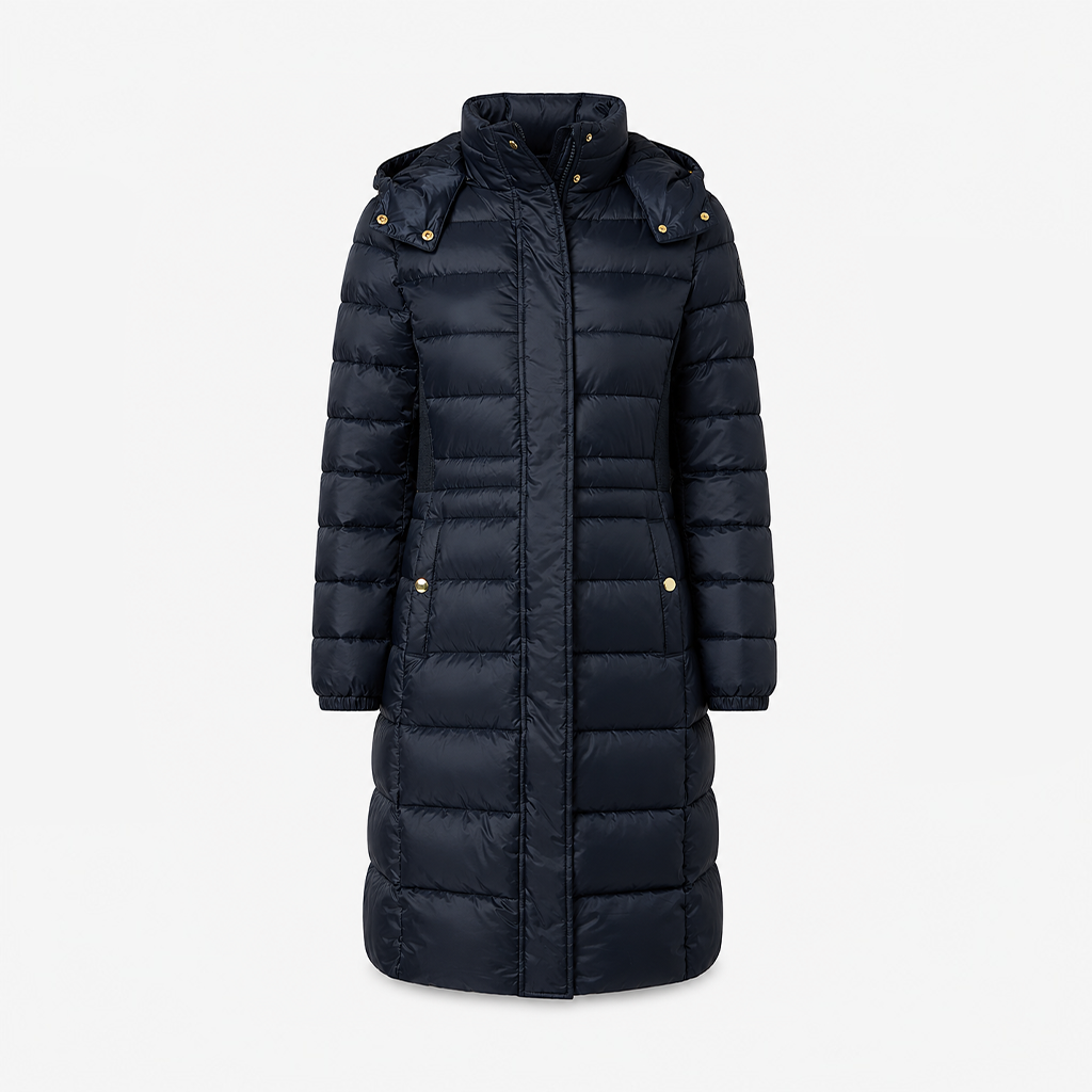 Joules WINDBOROUGH Womens Longline Jackets Navy