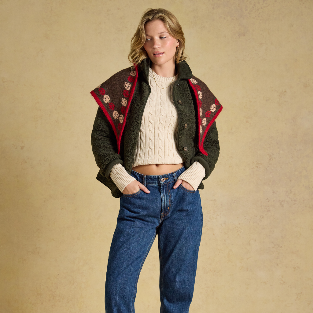 Joules CLASSIC CABLE Womens Sweaters Oatmeal