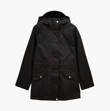 Joules PORTWELL Womens Raincoat Black