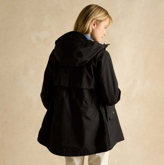 Joules PORTWELL Womens Raincoat Black