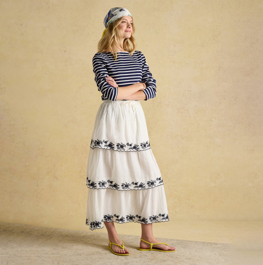 Joules HARBOUR Women Top Navy/White Stripe
