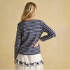 Joules HARBOUR Women Top Navy/White Stripe