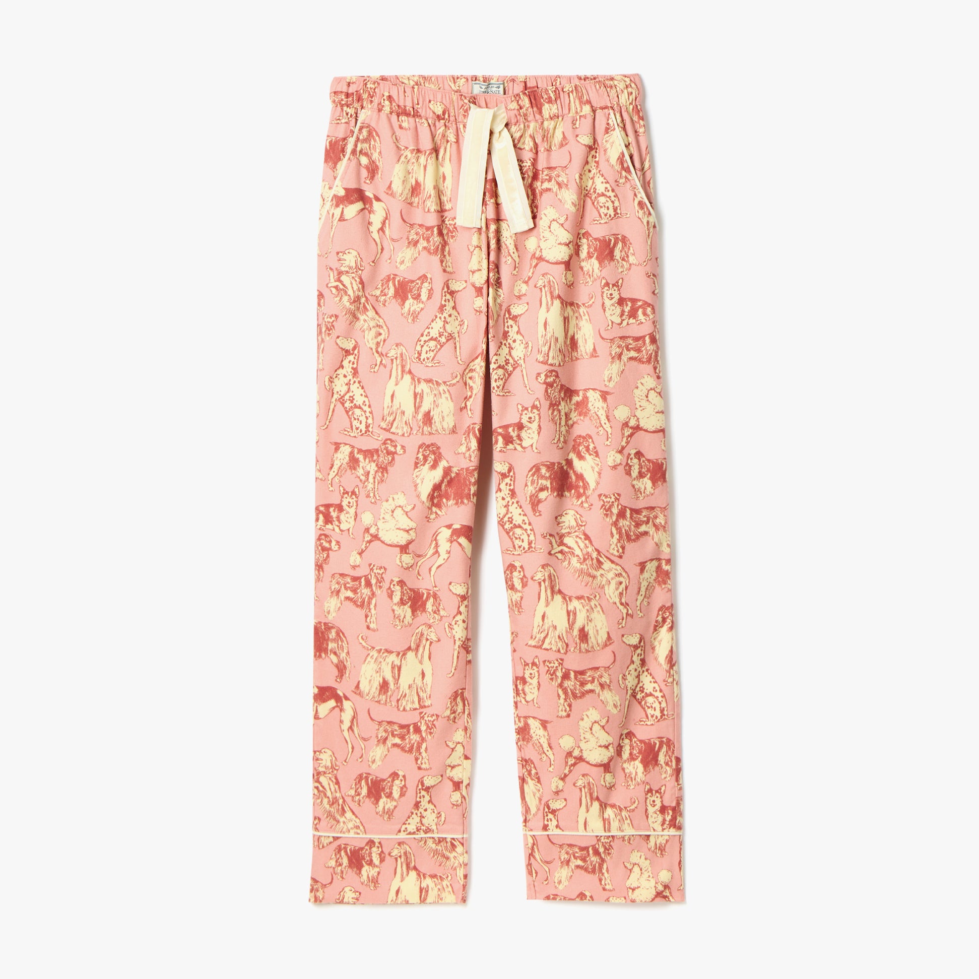 Joules STELLA Womens Pyjama Bottoms Pink Dogs
