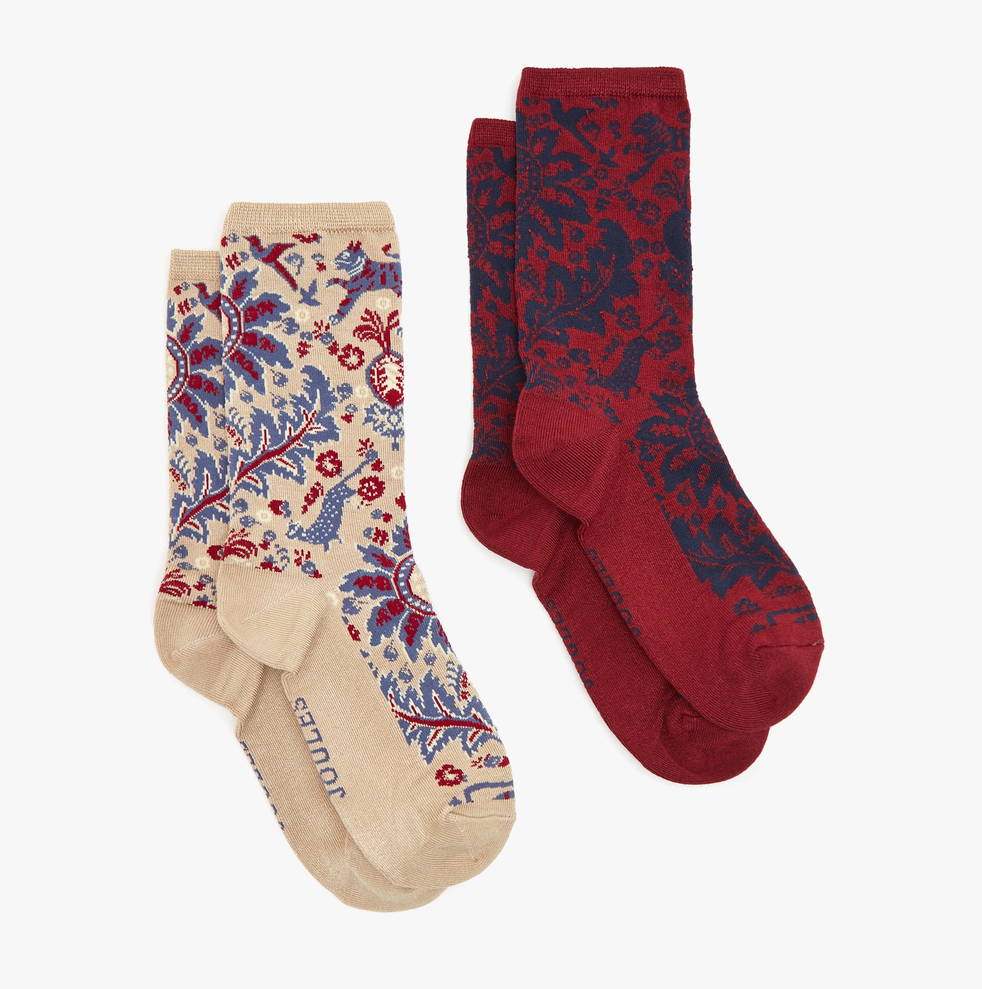 Joules EVERYDAY 2-Pack Womens Socks Neutral Demask