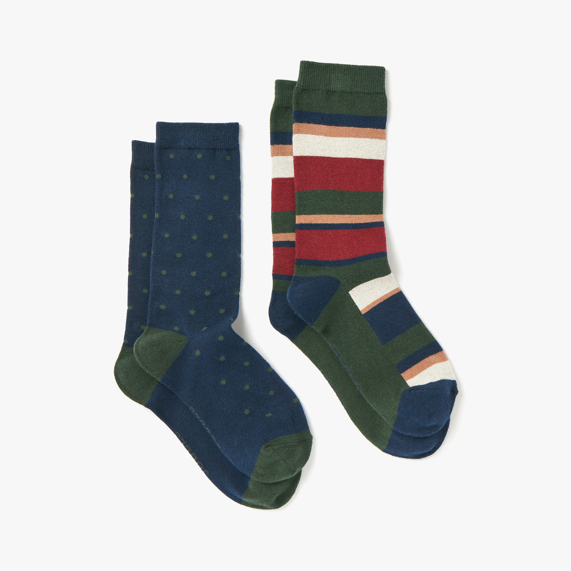 Joules KINGSBURY 2-Pack Mens Socks Stripe Navy