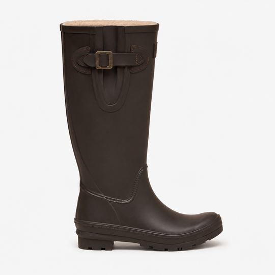 Joules HOUGHTON FUR LINED Womens Wellingtons Brown