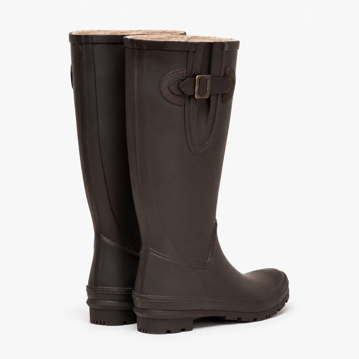 Joules HOUGHTON FUR LINED Womens Wellingtons Brown