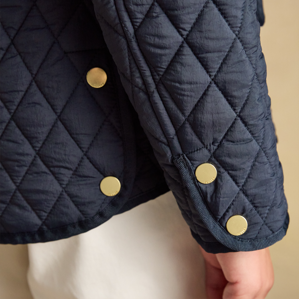 Joules HIGHCLERE Womens Quilted Jackets Navy